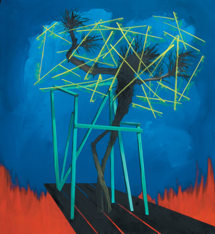 Joanna Mlącka, bez tytułu, 2012 r., olej,...