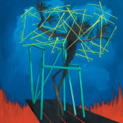 Joanna Mlącka, "Ulotne", 2013 r., olej, płótno,...