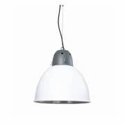 Biała lampa Factory