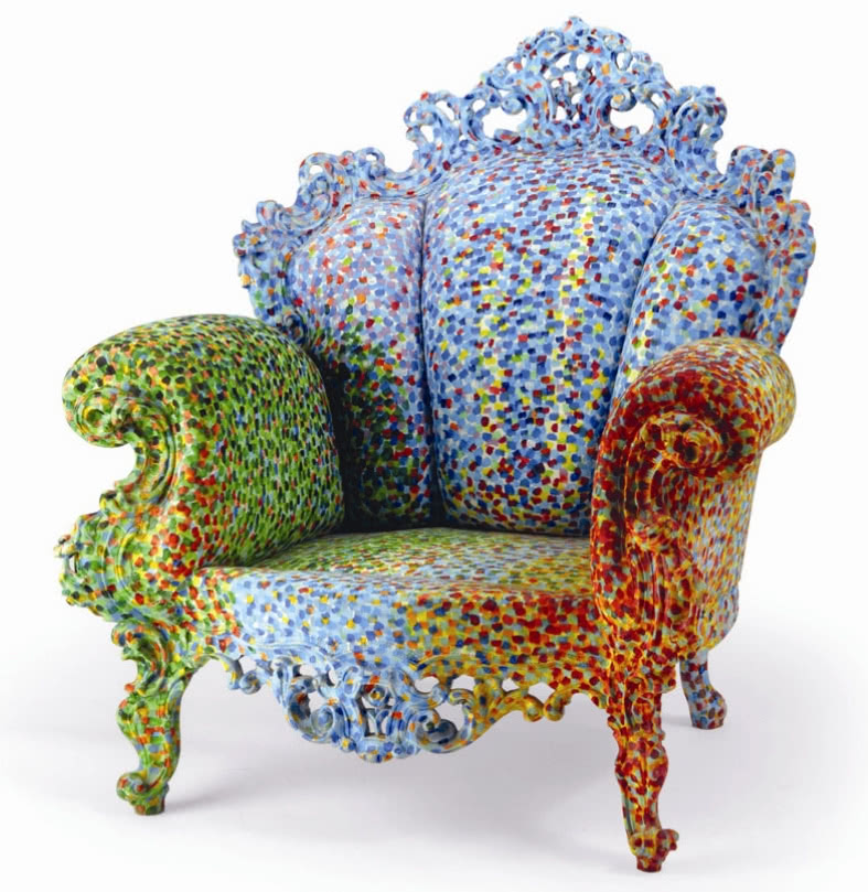 Fotel "Proust" Alessandro Mendiniego z 1978 roku