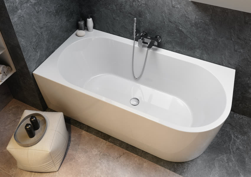 Wanna wolnostojąca narożna CREA łączy w sobie...