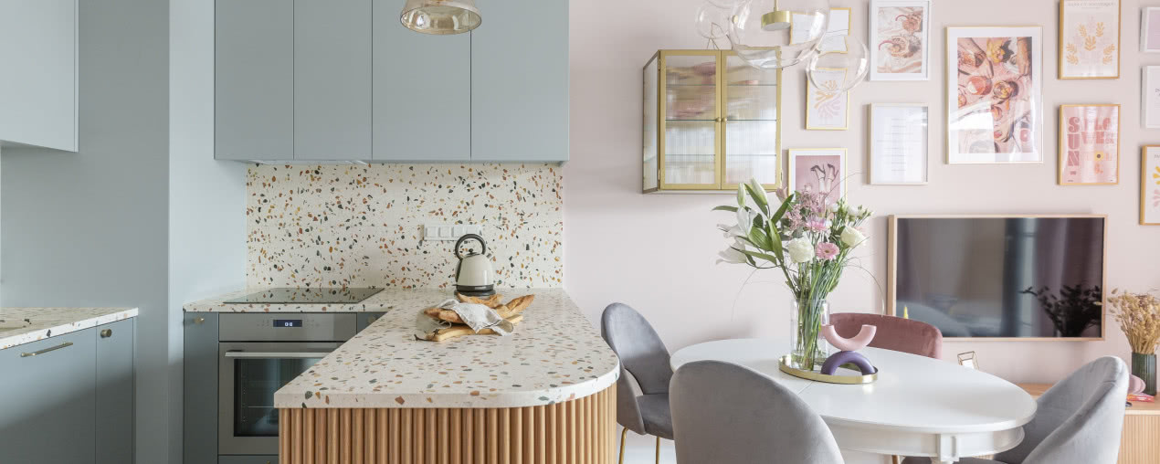 Róż i już! Kobiece wnętrze w Warszawie