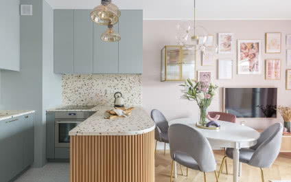 Róż i już! Kobiece wnętrze w Warszawie