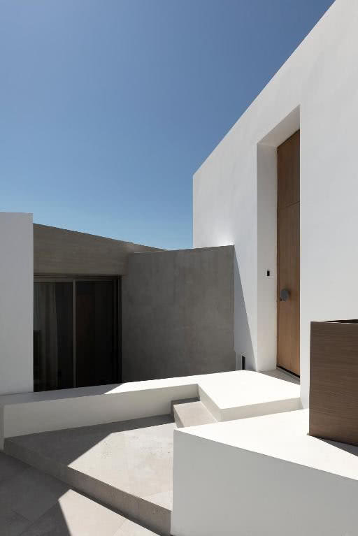 Tradycyjna cykladzka architektura.