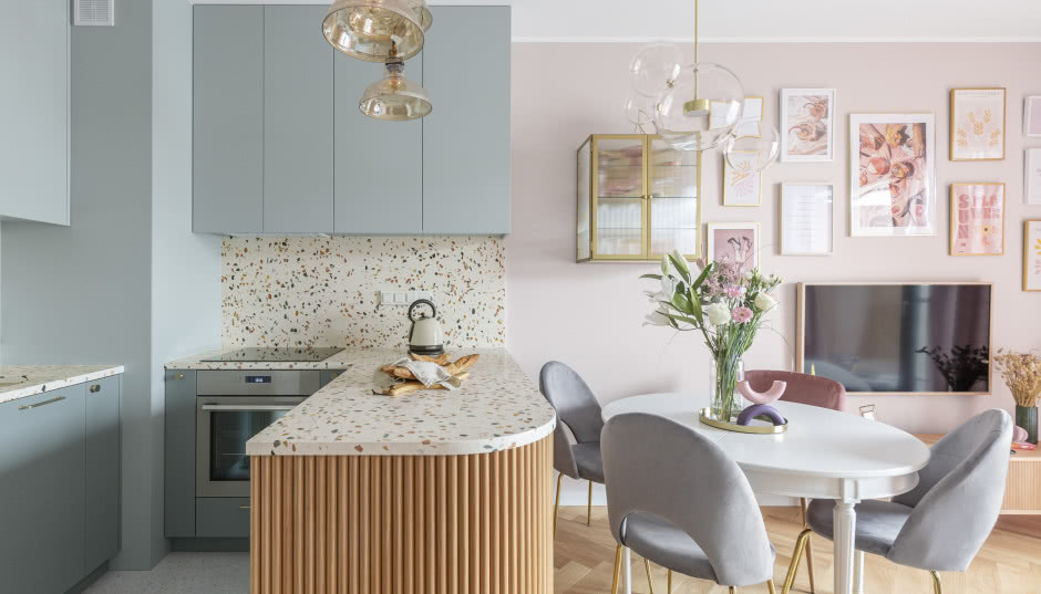 Róż i już! Kobiece wnętrze w Warszawie