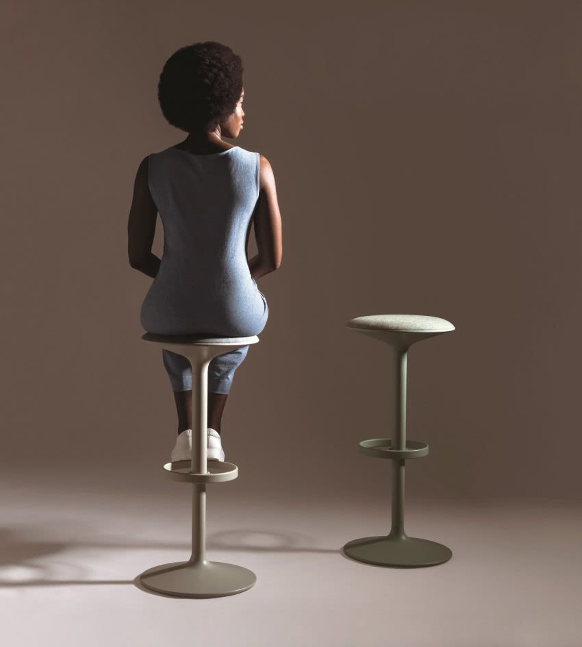 Hula to nowoczesny stołek obrotowy z regulacją...