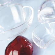 Karminowy wianek, suto marszczona czerwona...