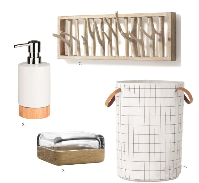 Drewniane dodatki do łazienki