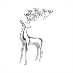 Ozdoba srebrny jeleń