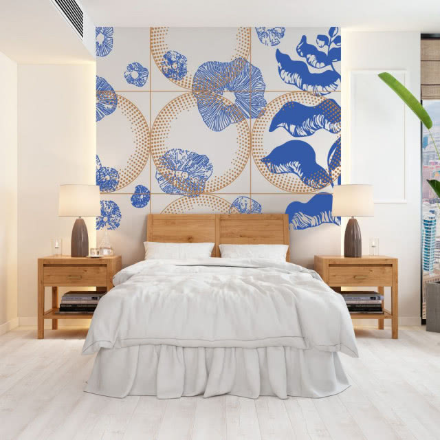 Nagroda za Oryginalny Wzór: "Blue Forest", autor: Andrea Ferreras Dorado, Hiszpania