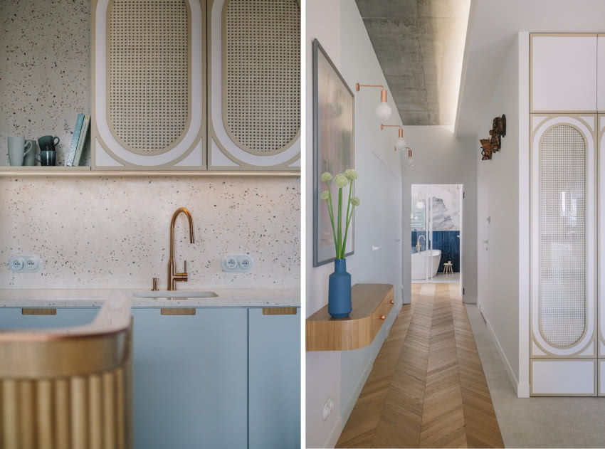 Styl tego mieszkania nawiązuje do klimatu
lat...