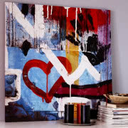 Karminowy wianek, suto marszczona czerwona...