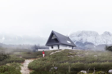 Dom z prywatnym Giewontem