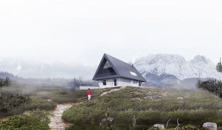 Dom z prywatnym Giewontem