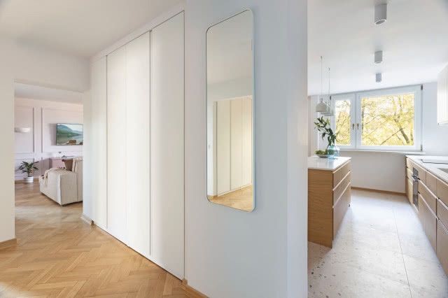 przedpokój aranżacja szafy IKEA