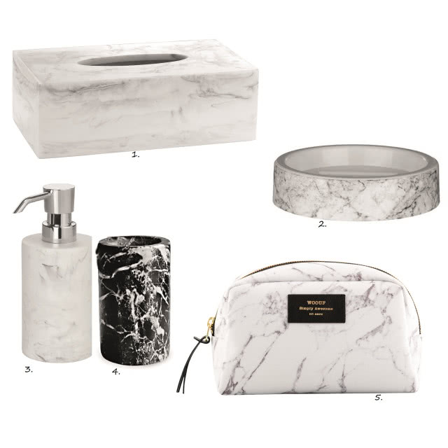 Dodatki z kamienia do łazienki