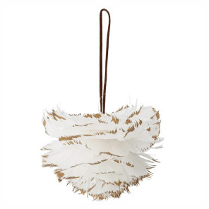 zawieszka na choinkę z piór