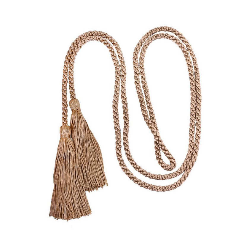 Efektowny złoty chwost z wiskozy pełni funkcję...