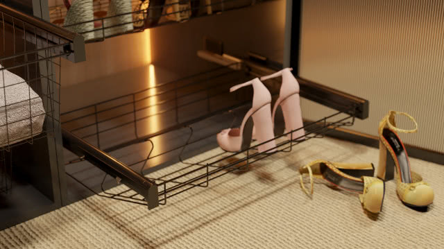 półka ażurowa na buty