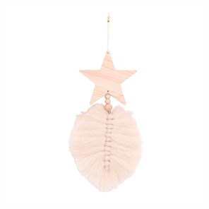 Zawieszka na choinkę makrama