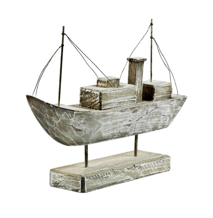 Drewniany model statku, wymiary 41 x 29 cm,...