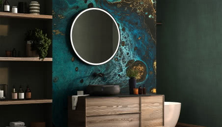 Fototapetowanie - jak przeprowadzić szybki remont łazienki?