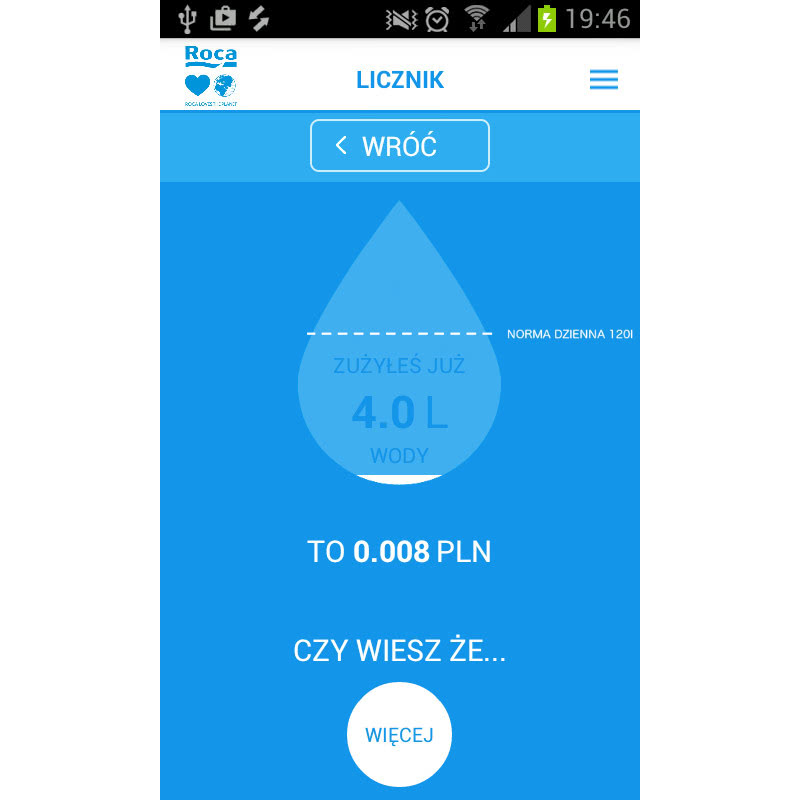 Aplikacja "Lubię Wodę" pomaga rejestrować...