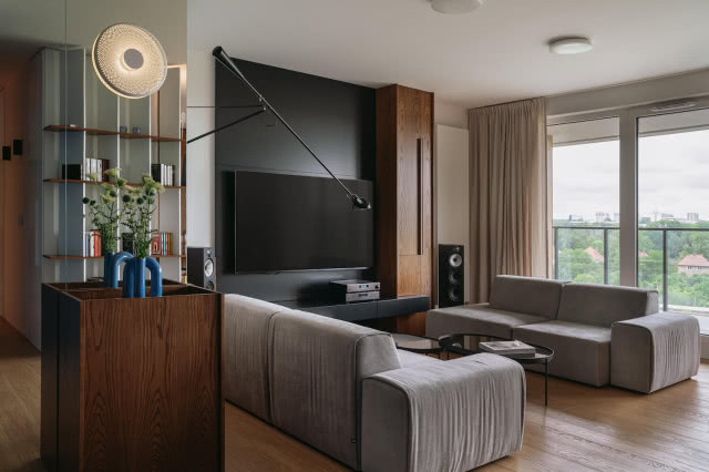 aranżacja strefy wypoczynkowej w salonie