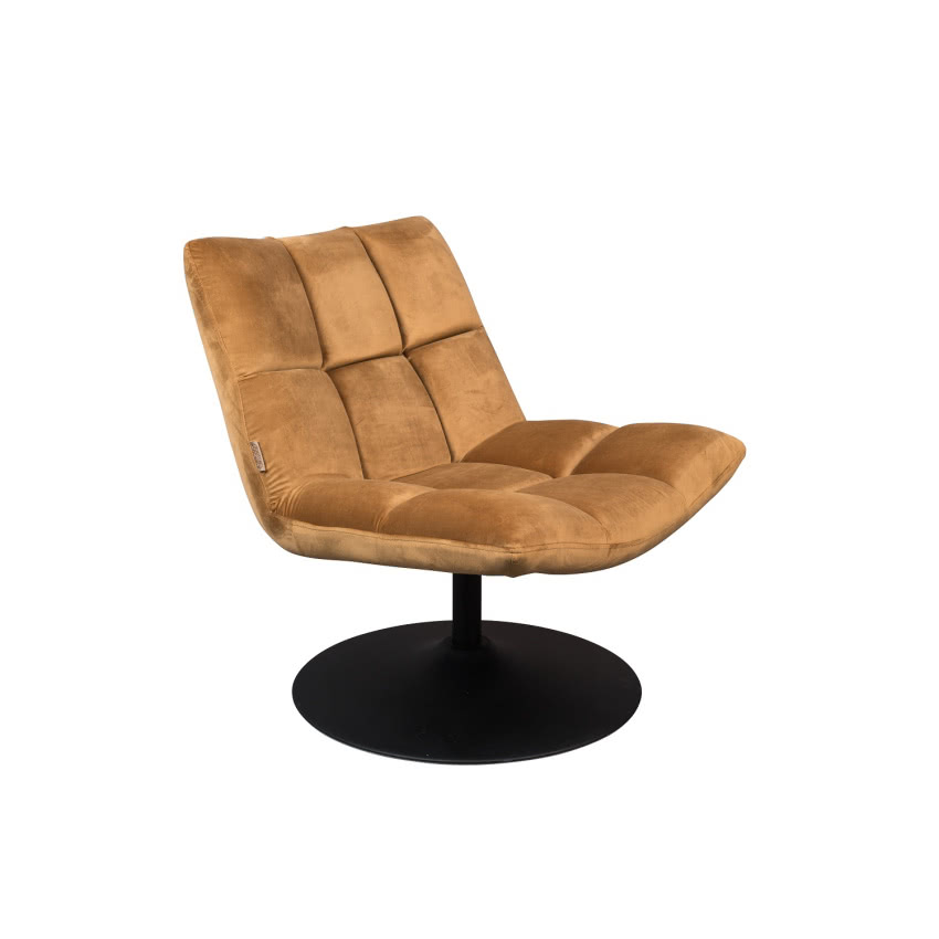 Fotel Bar, złoty brąz, Dutchbone, LE PUKKA, 2339...