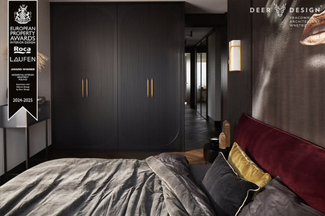 sypialnia ciemnobrązowa