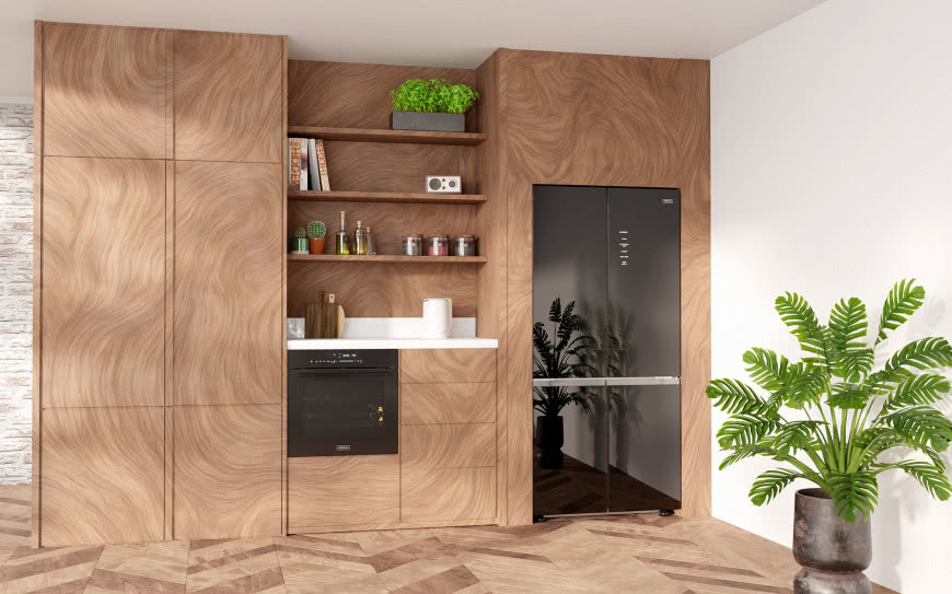 Kernau KFRM 1991 BG - lodówka, która zmienia kuchnię w galerię designu