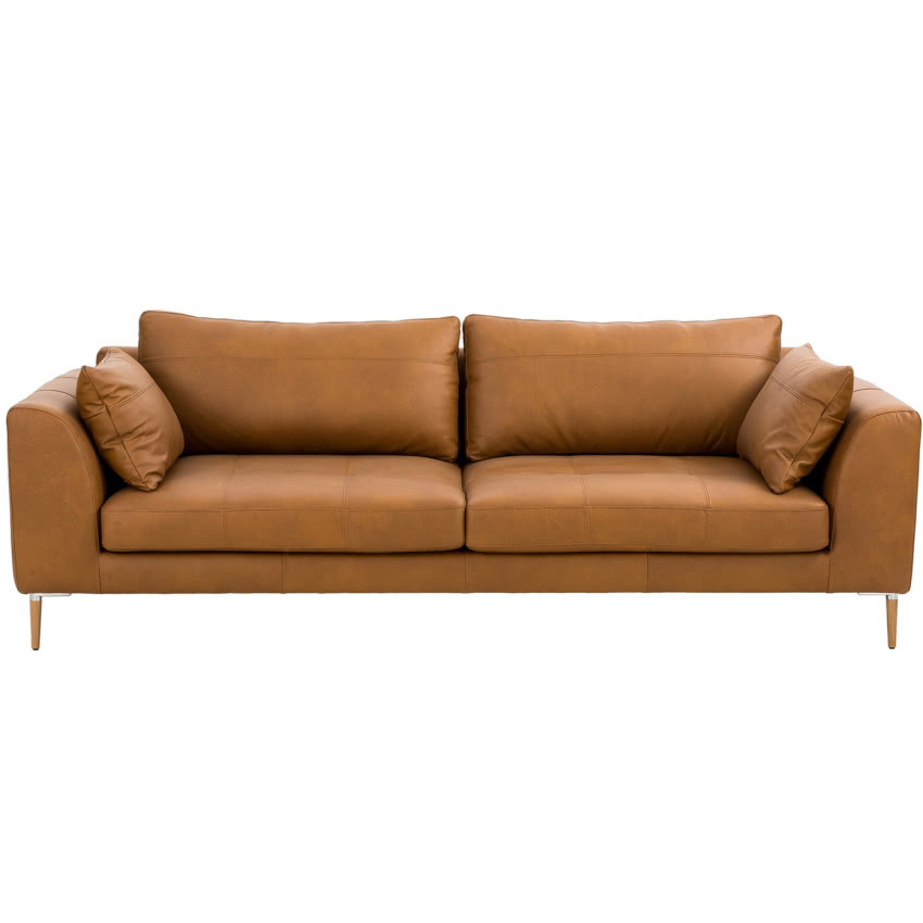 Duża sofa ze skóry Canyon, WESTWING NOW, 6949 zł
