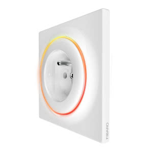 FIBARO Walli Outlet 5 E red yellow