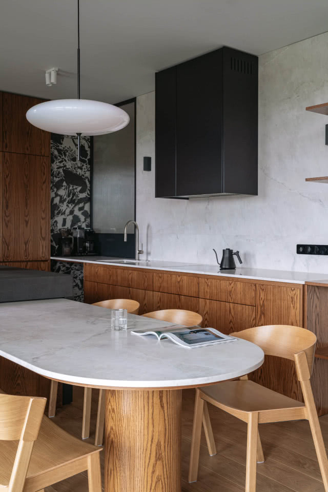 kuchnia z jadalnią aranżacja