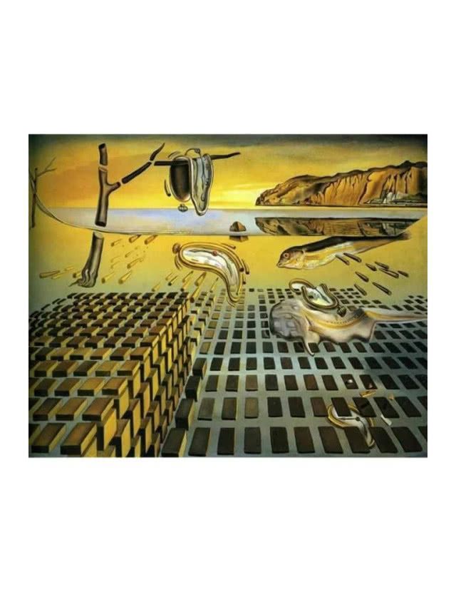 topiące się zegary ukazane na metalowej kratce