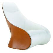 Occasional - fotel z drewnianą podstawą, obicie...