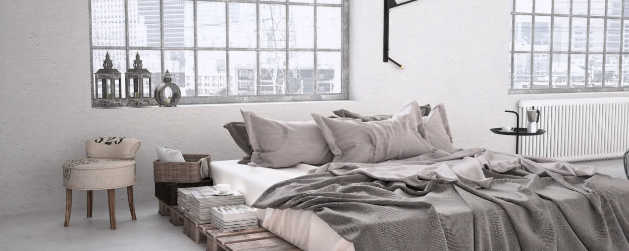 Jak zaaranżować sypialnię z łóżkiem bez zagłówka? Inspiracje, porady, aranżacje