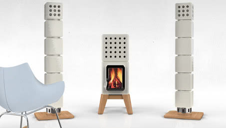 Nowoczesna koza, czyli ceramiczny piec, kaloryfer i włoski design