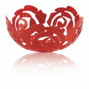 Karminowy wianek, suto marszczona czerwona...