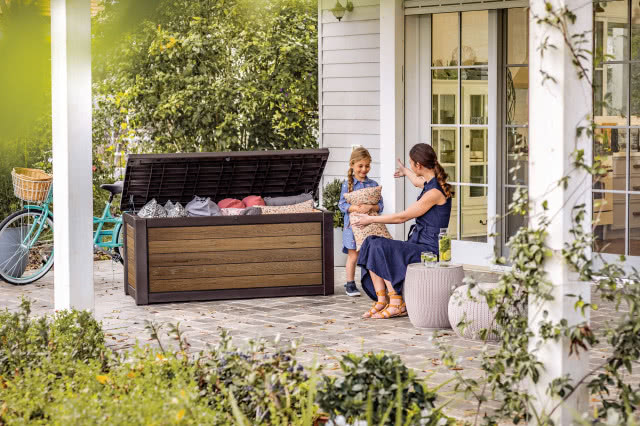 skrzynia do przechowywania poduszek