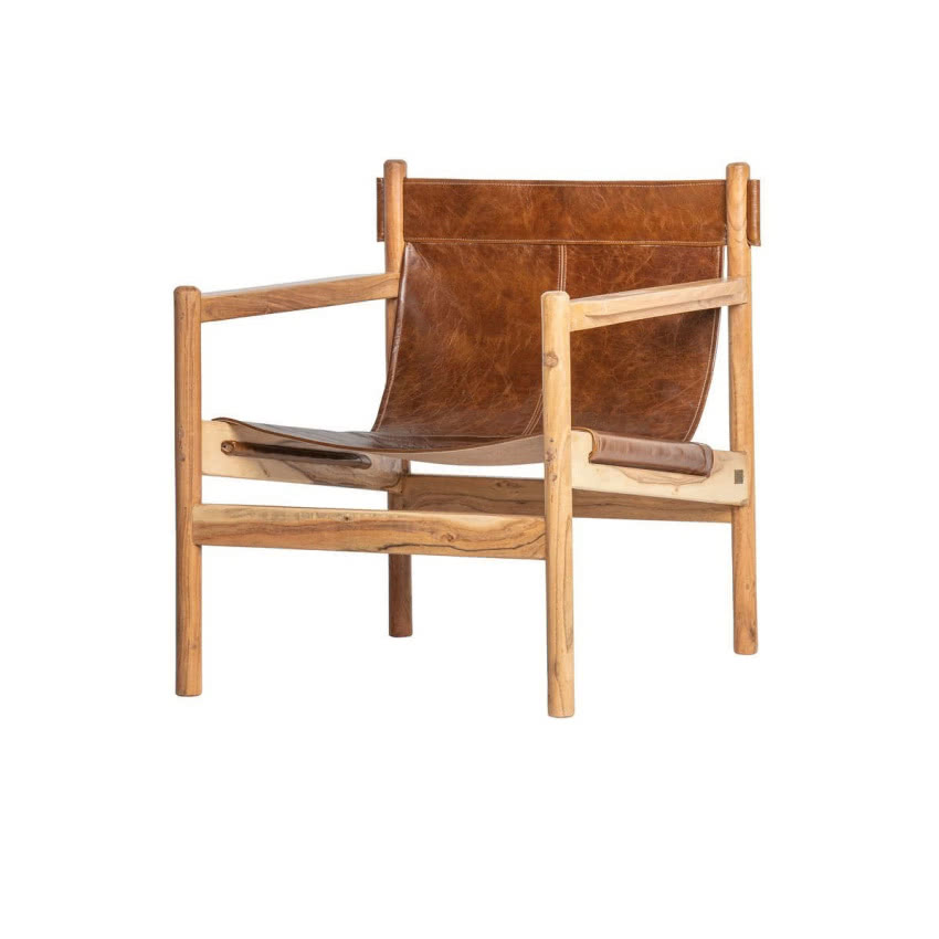 FOTEL CHILL BRĄZOWY, Be Pure, 9DESIGN, 2399 zł