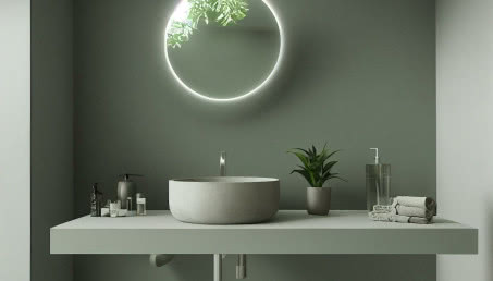 Zielona łazienka - inspiracje aranżacje, dodatki