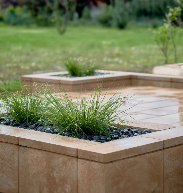 Donica z ogrodzenia betonowego DROGBRUK