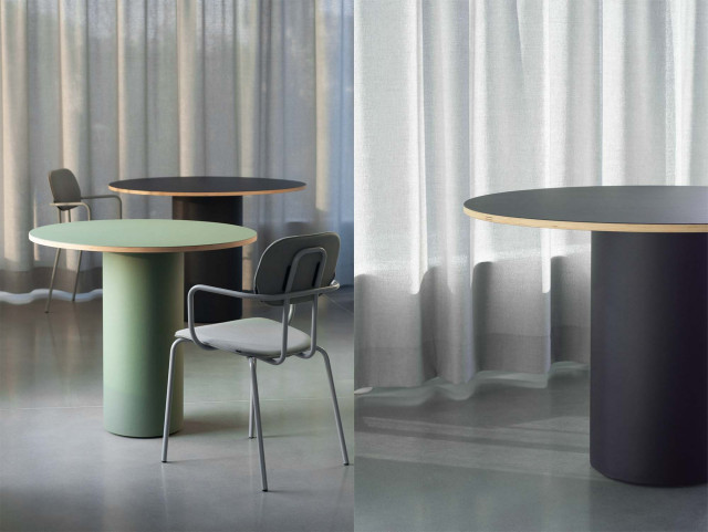 Stoły Fi, projekt Katarzyna Dobiecka, wykonawca Tarnopak Sp. z o. o.