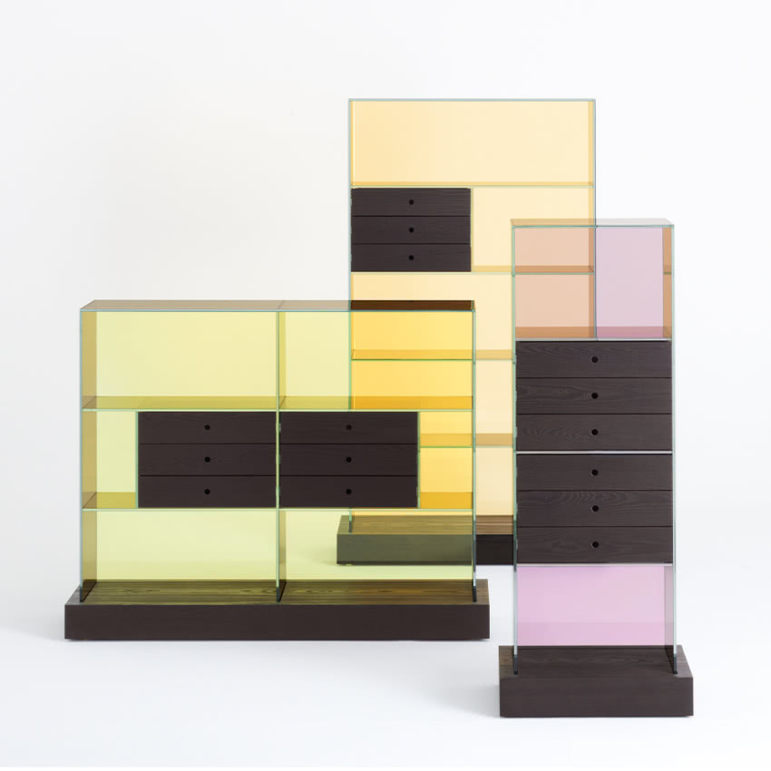 SZAFKI Z SERII MANDARIN, projekt Piero Lissoni,...