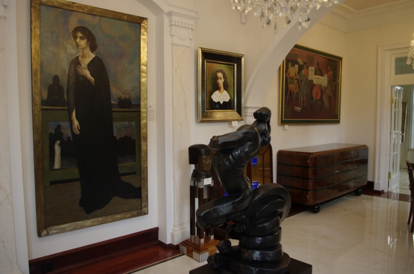 Fragment stałej ekspozycji w Villa La Fleur.