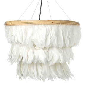 Motyw piór we wnętrzu