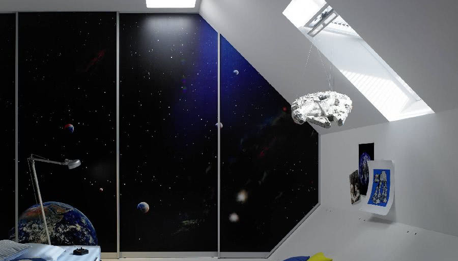 Pokój dziecięcy na poddaszu