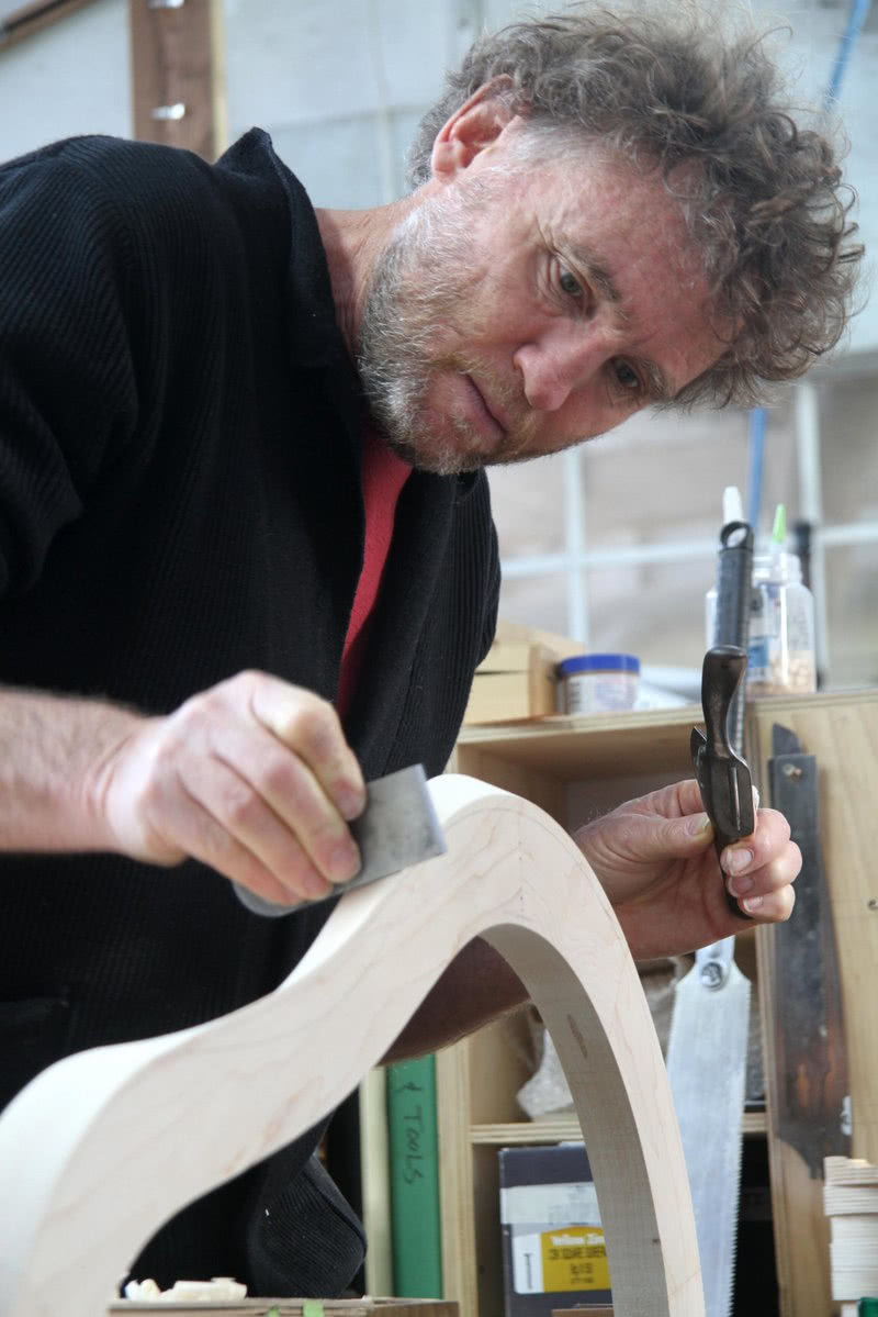 David Trubridge przy pracy