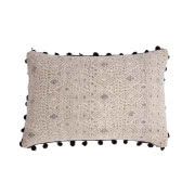 Welurowa poduszka w malarskie pasy w odcieniach...